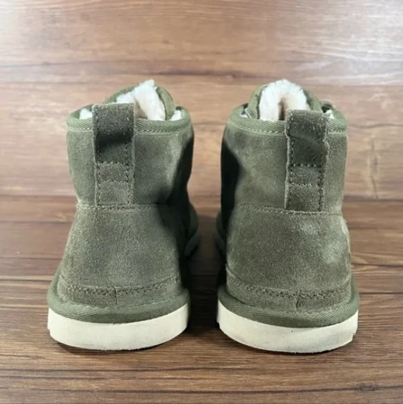 Green suede polo boots - Picture 3 of 7